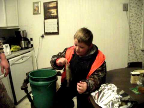 Eric's first time Ice Fishing