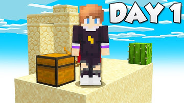 I Survived Minecraft Skyblock, but it