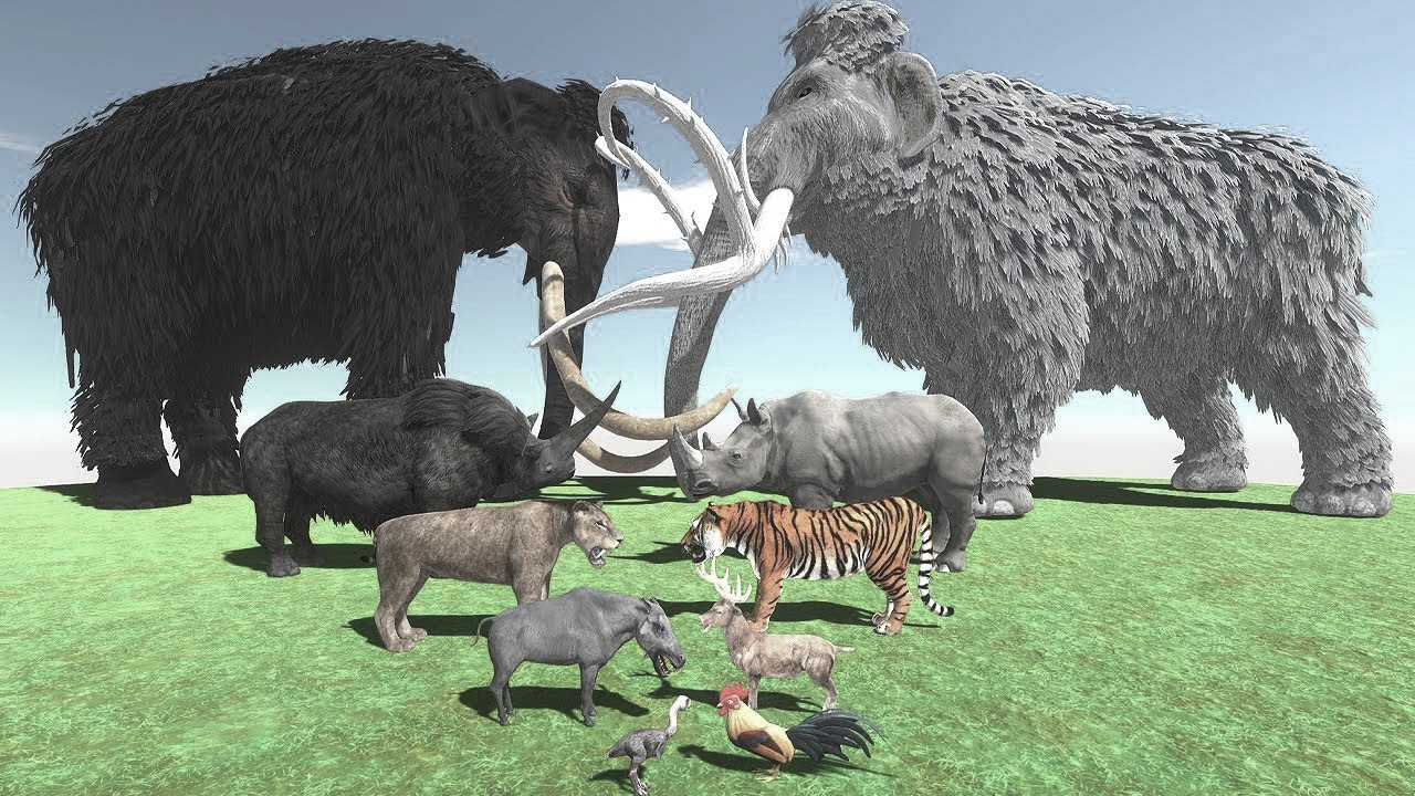 Prehistoric Mammals VS Empowered Modern Mammals - Epic Animal Battle - Who Will Dominate The Arena ?