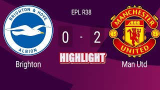 Brighton vs Manchester United 0-2 || All Goals & Extended Highlights | Premier League 2023/24