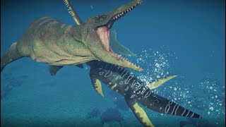 KRONOSAURUS VS TYLOSAURUS - Jurassic World Evolution 2