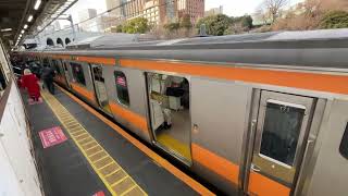 【JR-SH2-1】E233系0番代T71編成中央線 お茶の水駅4番線発車