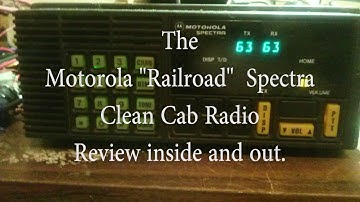 The Train Radio - Motorola "Railroad" Spectra