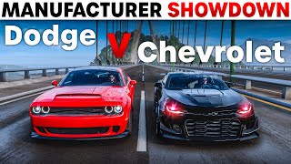 Forza Horizon 5 | Dodge VS Chevrolet | Manufacturer Showdown!