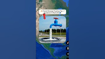 🔥I Found Strange Floating Giant Tap🚰 in real On Google Earth 🌍! #shorts #findmysterioussecrets