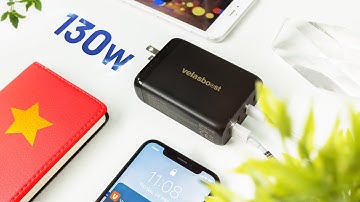 Sạc CÔNG SUẤT CAO của Velasboost: 130W, giá rẻ, ngon bất ngờ!