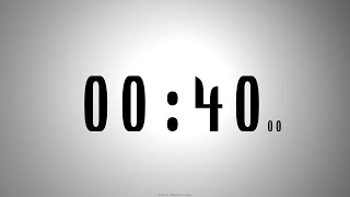 40 seconds COUNTDOWN TIMER with voice announcement