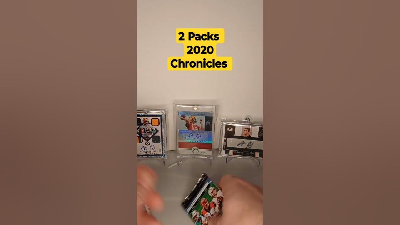 Opening 2020 Chronicles Football Packs YouTube