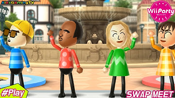 Wii Party - Swap Meet ( Gameplay, Eng Sub ) Player Daddy vs Eduardo vs Rachel vs Susana