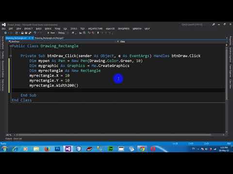 Managing Graphics Drawing Ellipse and Circle in VB NET 2012