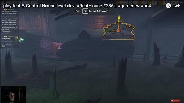 play-test & Control House level dev. #RestHouse #236a #gamedev #ue4