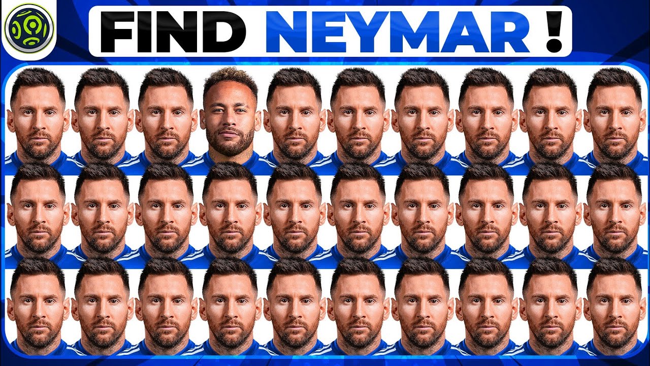 Neymar Quiz ~ Find Neymar Jr ? 🔎 Guess the player club ⚽ Find Ronaldo ...