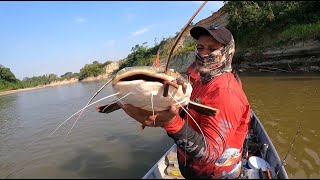 Segundo día del encuentro anual de pesca en el Charcón, en búsqueda de las Cachamas monstruo!