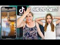 Mom reacts to daughters tiktok drafts embarrassing