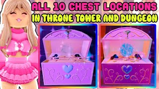 EASY ALL 10 Chest Locations In The Throne Tower And Dungeon Royale High Campus 3 Update by LandG Games 70,875 views 2 weeks ago 19 minutes