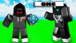 IMPERSONATING Tanqr In Ranked Bedwars.. (Roblox Bedwars)