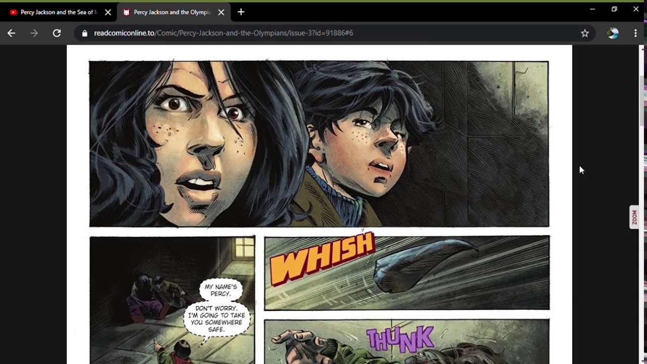 percy jackson graphic novel read online