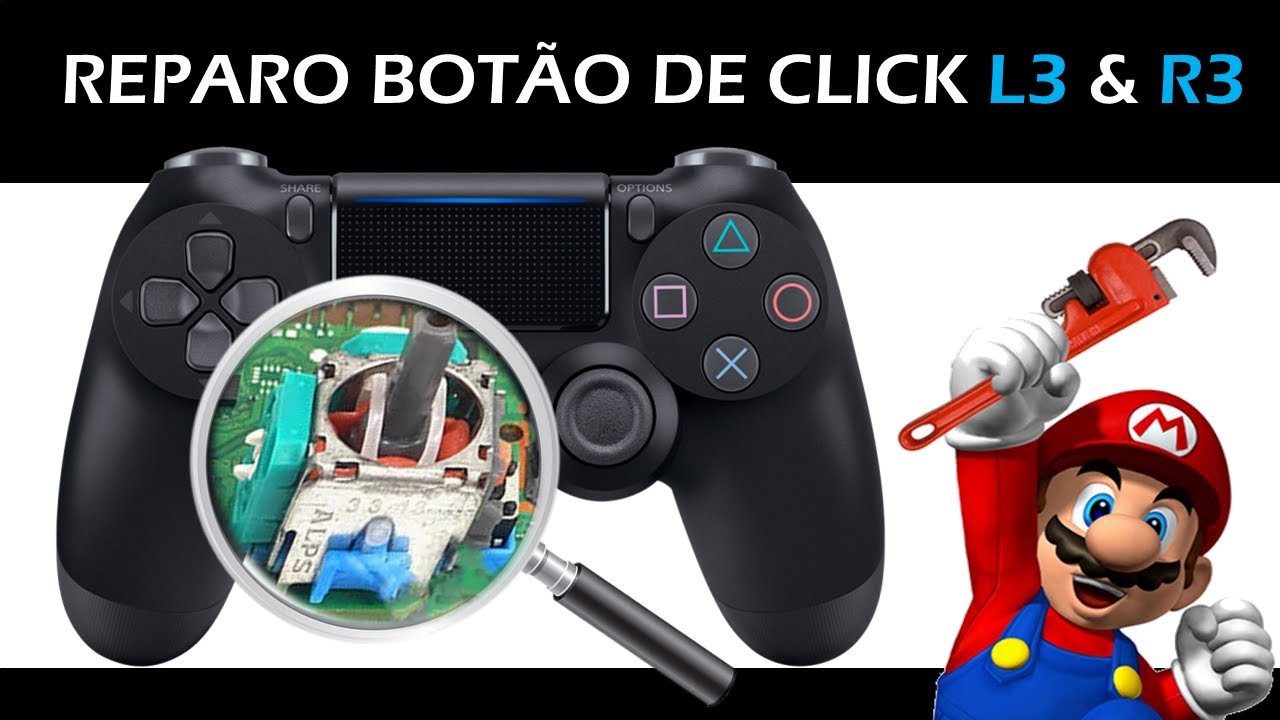 BOTÃO DE CLICK (L3) OU (R3) PAROU DE FUNCIONAR? VAMOS RESOLVER! - P.J ...
