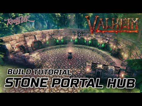 Valheim: Stone Portal Hub (Building Tutorial)