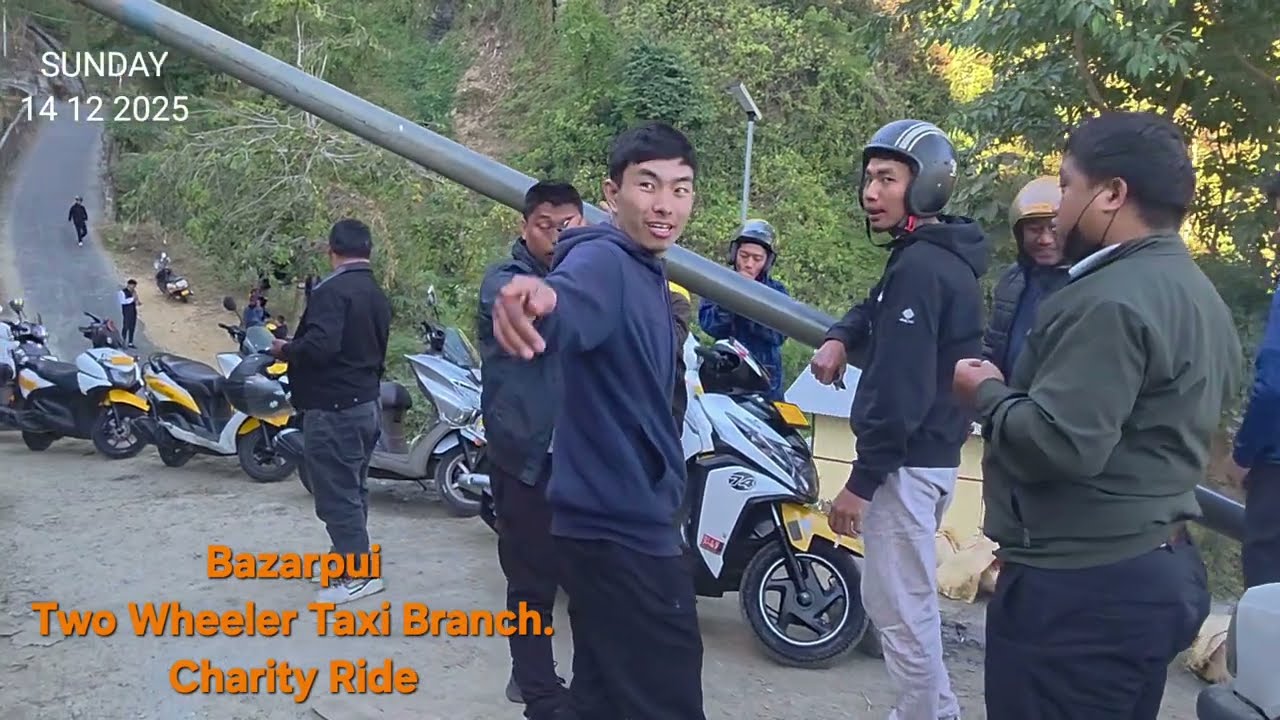 Bazarpui Two Wheeler Taxi Branch ten Charity Ride 