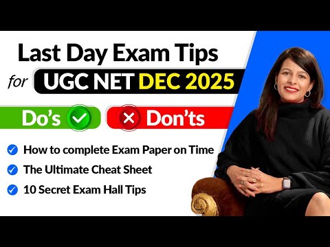 Ugc Net Success: 10 Things To Remember Before Sitting For Ugc Net December 2025 Exam