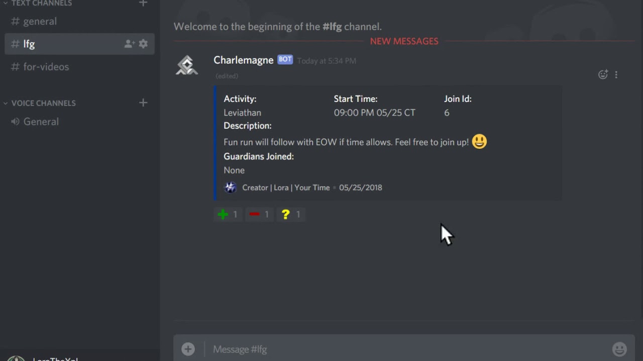 Destiny 2 Bot For Discord