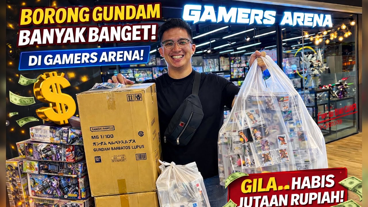 AKHIR TAHUN BELI SEMUA GUNDAM TERBARU ! GAMERS ARENA KUALA LUMPUR
