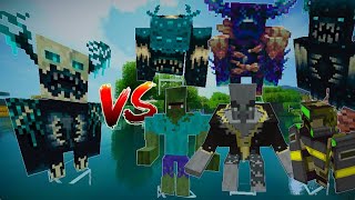 EXTREME WARDEN VS Random Mobs | Minecraft Mob Battle screenshot 2