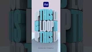 Make Hyper Visual 3D Text in After Effects
