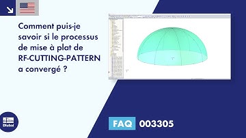 [EN] [FR] FAQ 003305 | Comment puis-je reconnaître que le processus de mise à plat RF-CUTTING-PAT...