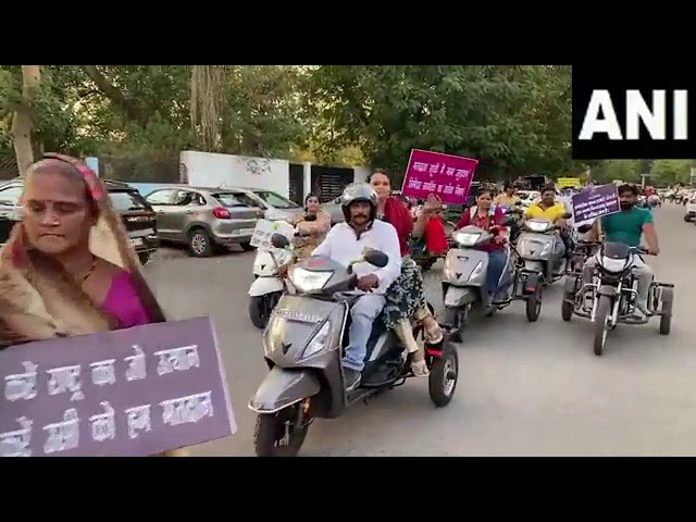 Madhya Pradesh | Specially-abled persons held a rally to raise voter awareness in Indore