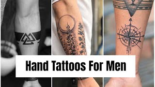 Men's Hand Tattoos 2023 | 10 BEST Trendy Hand Tattoos For Men | Tattoo Designs For Hand | MHFT