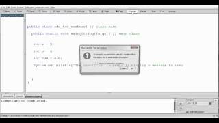 Add two numbers in Java