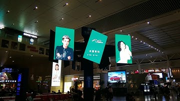 Indoor P4  rotatable LED display ,HD advertising LED screen