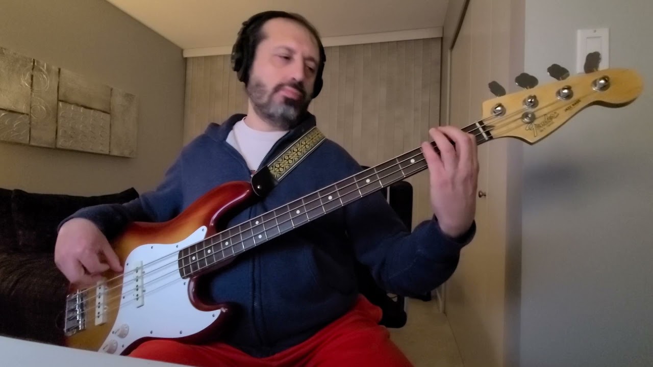 Браво - Стильный оранжевый галстук. Bass cover.