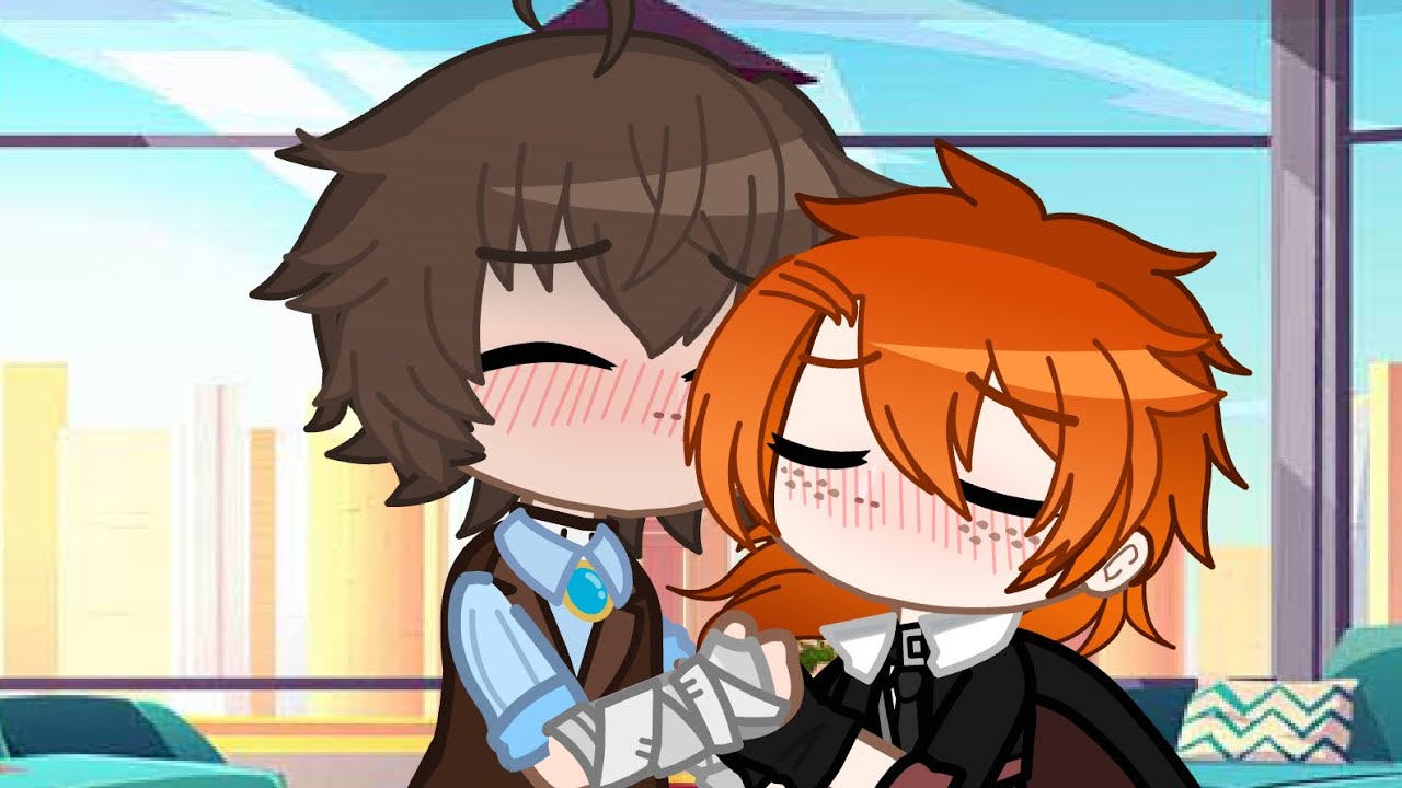 “CHUUYA-NO. Not with the door open..!”|| Soukoku|| BSD