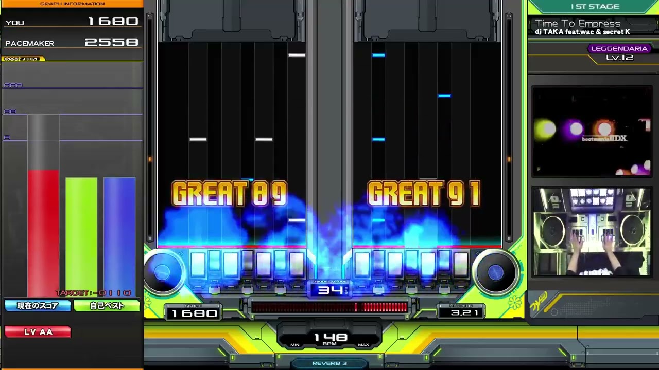 【beatmania IIDX】Time To Empress / dj TAKA feat.wac & secret K
