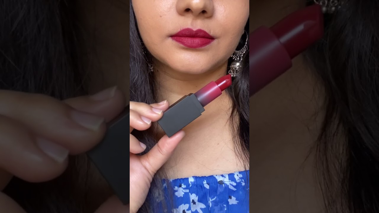 Deep Red Lipstick | Swiss Beauty HD Matte HOT CHERRY 🍒 