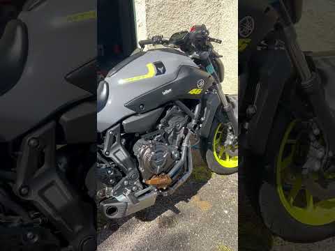 Yamaha mt07 cold