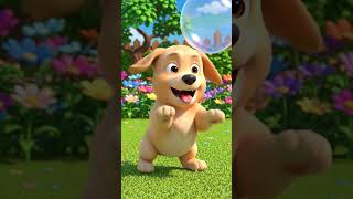 Cute Puppy Playing with Bubble 🐶🫧 | So Adorable!#trending #aivideo #viral #1000ksubscriber #shorts