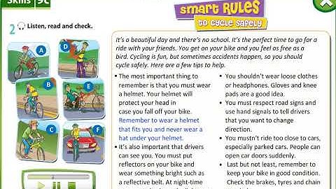 Excel 6 module 9 p104 Smart Rules to cycle safely text ver