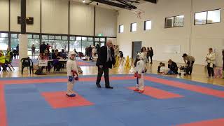 7 year old KARATE Kumite 2 - WKF Rules