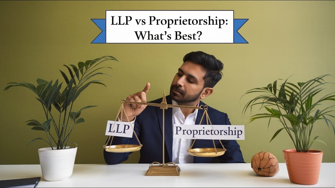 LLP vs Proprietorship: Which Business Structure Suits You Best?