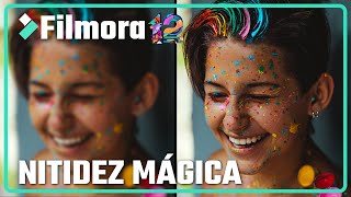 Recupere QUALQUER VÍDEO sem FOCO com ESSA FERRAMENTA! | Magic Sharp | Wondershare Filmora screenshot 4
