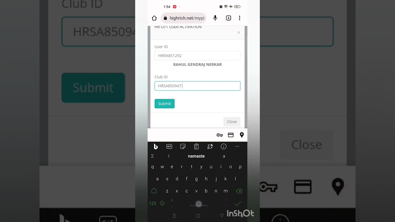 HR ACTION OTT PLAN में 🆔 को activation कैसे करे ?