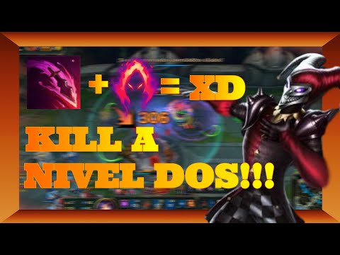 KILL DESDE EL NIVEL DOS!!!!!😱💪SHACO AP ES MEJOR QUE EL AD??🤔League Of Legends/lol