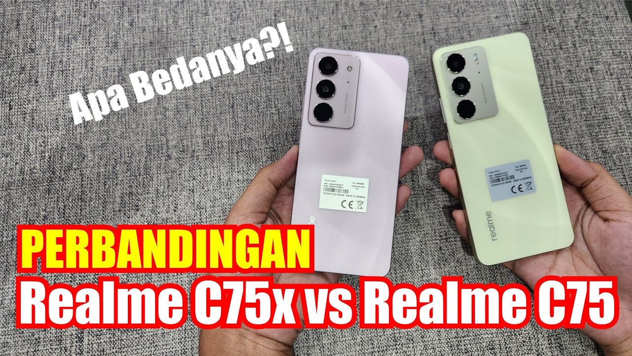 Terlihat Sama Namun Berbeda || Perbandingan Realme C75 dan Realme C75x