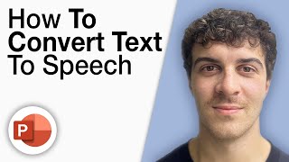 How To Convert Text to Speech in Powerpoint [2025 Full Guide] How To Add Automatic Speech Tts To Your Powerpoint Presentation 2025 Full Guide