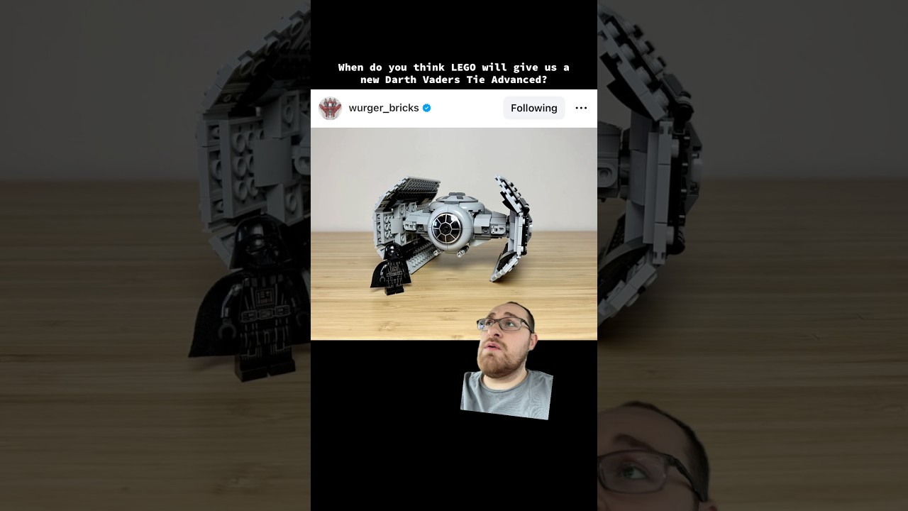 We NEED another LEGO Darth Vaders TIE Advanced 
