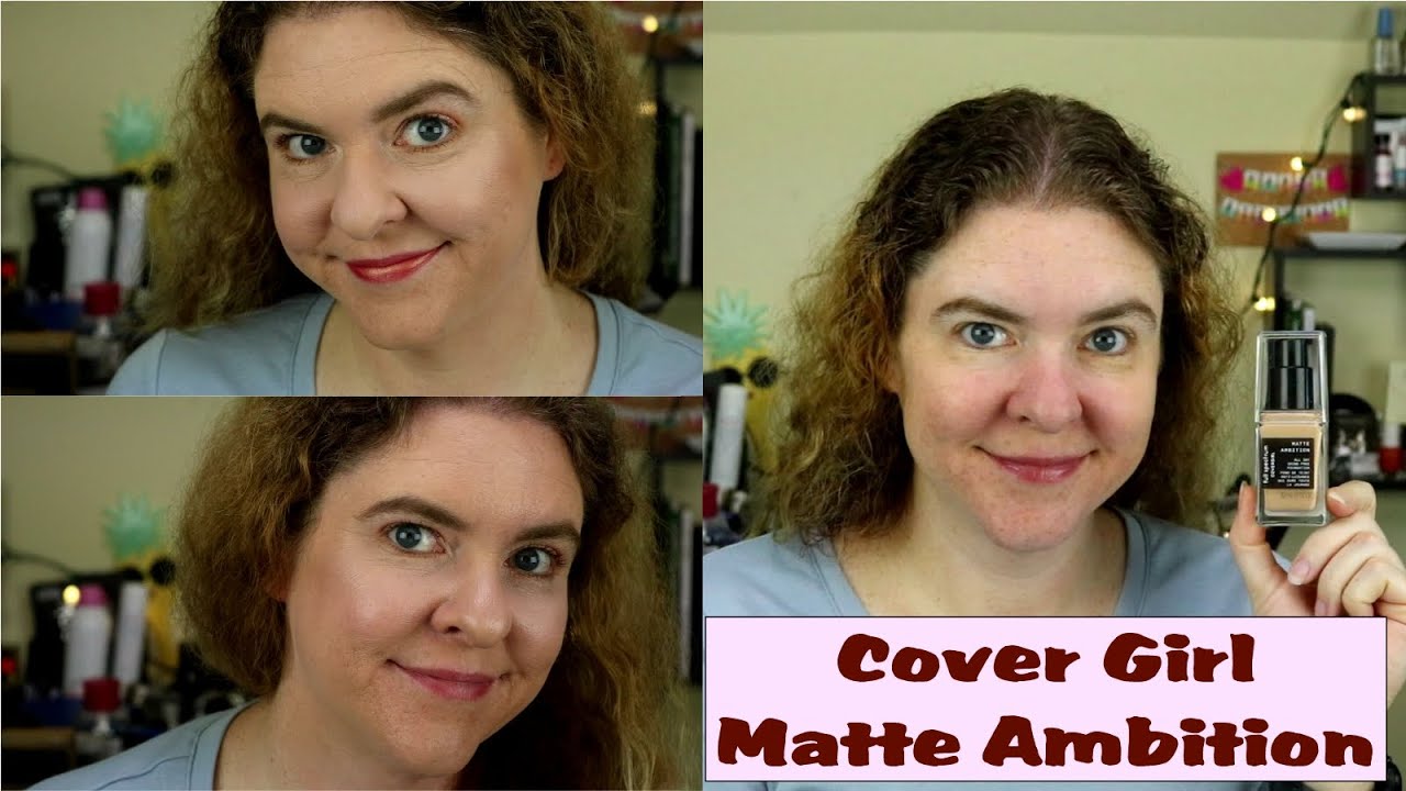 Foundation Friday over 40! Cover Girl Matte Ambition makeup artist